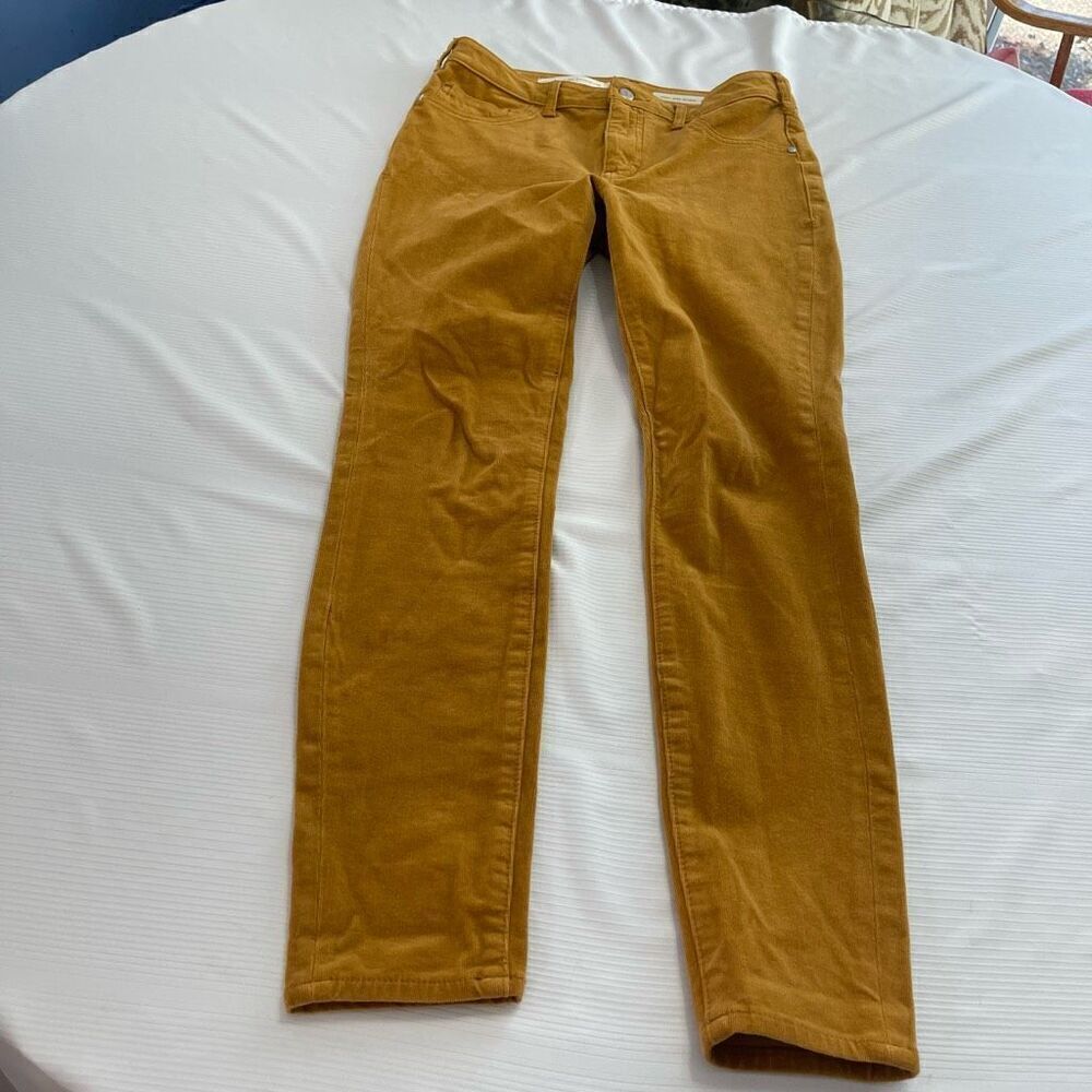 Pilcro & The Letterpress High Rise Skinny Corduroy Pants Size 29